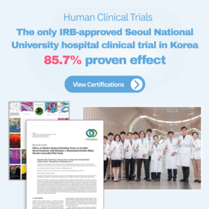 Human Trials on Alkaline and hydrogen water by KYK